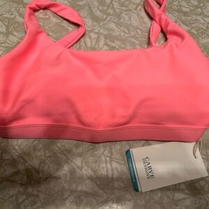 Carve Designs Korbin Compression Top Electric Coral Swimwear